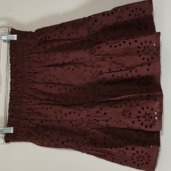 Bishop + Young Lace Ruffle Mini Skirt NWT - Picture 3 of 11
